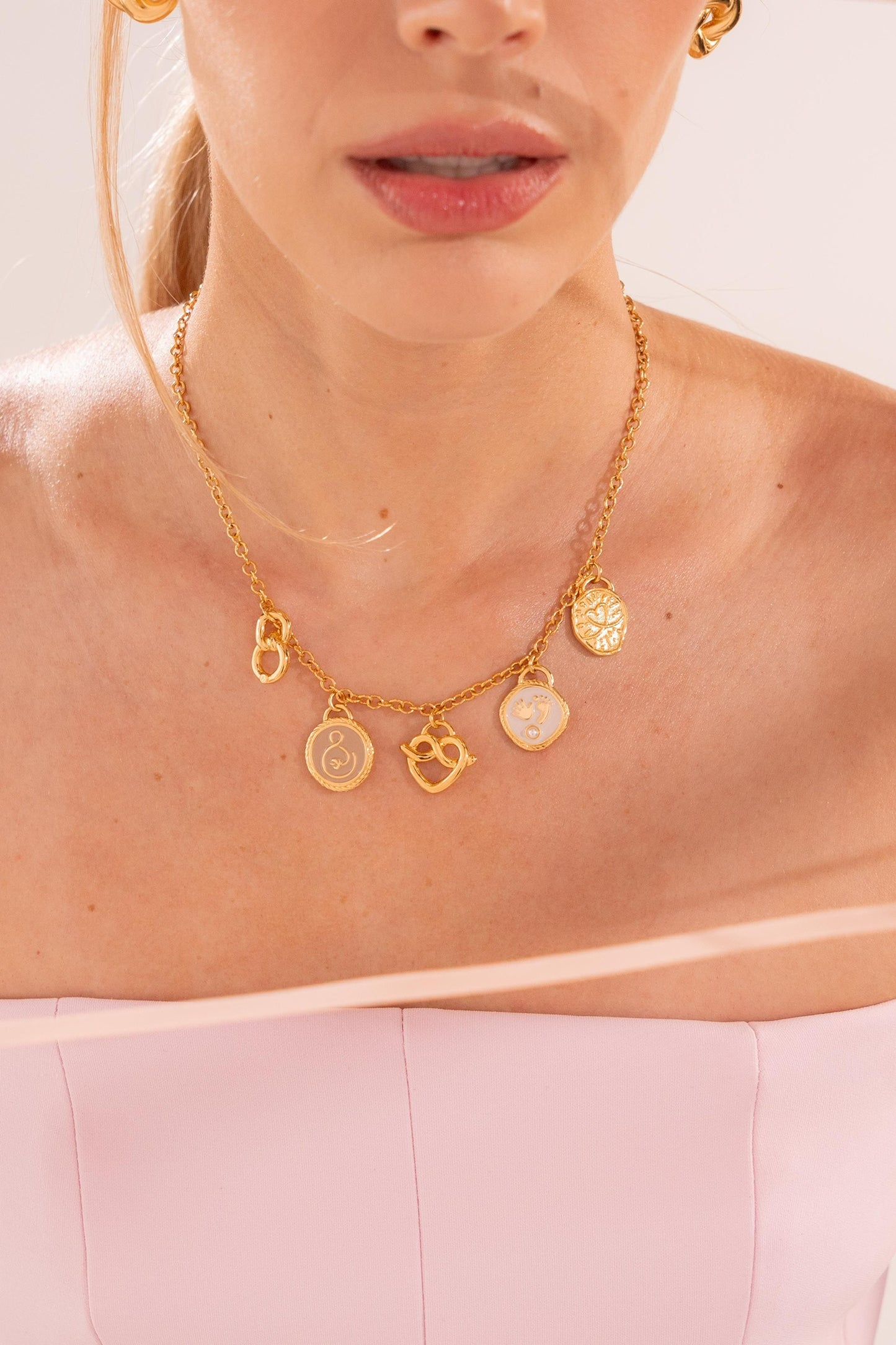 Love's Bond Multicharms Necklace