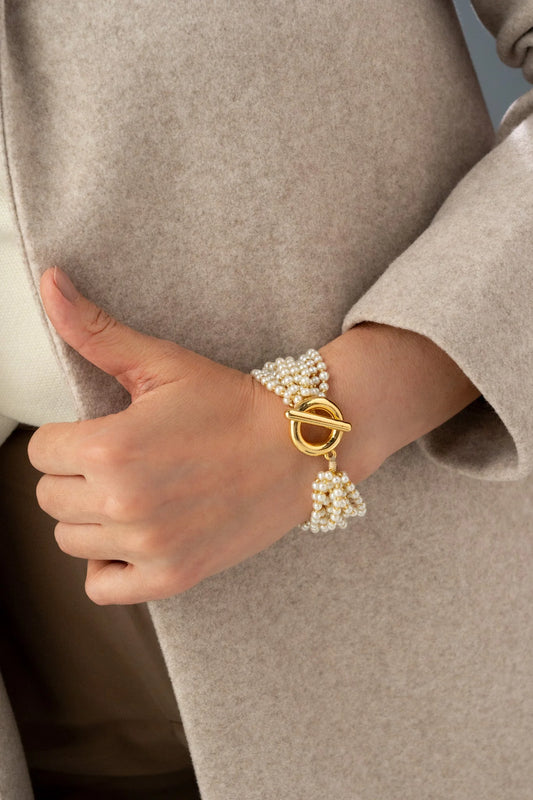 Pearl Bracelet Set