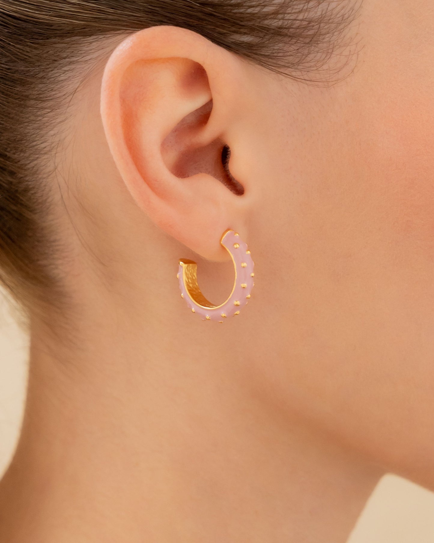 Pastel Hoop Earrings