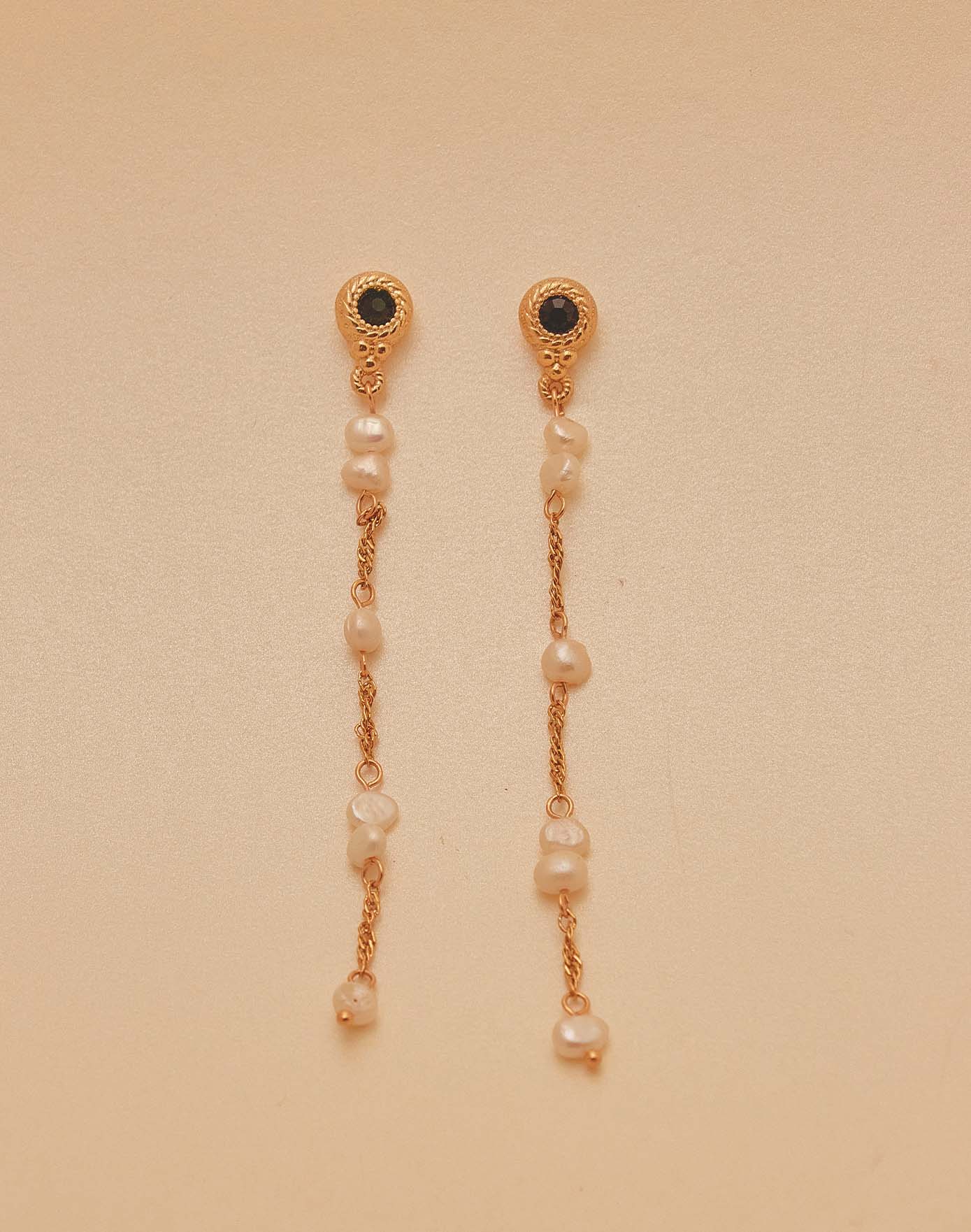 Oia Pearl Drop Earrings