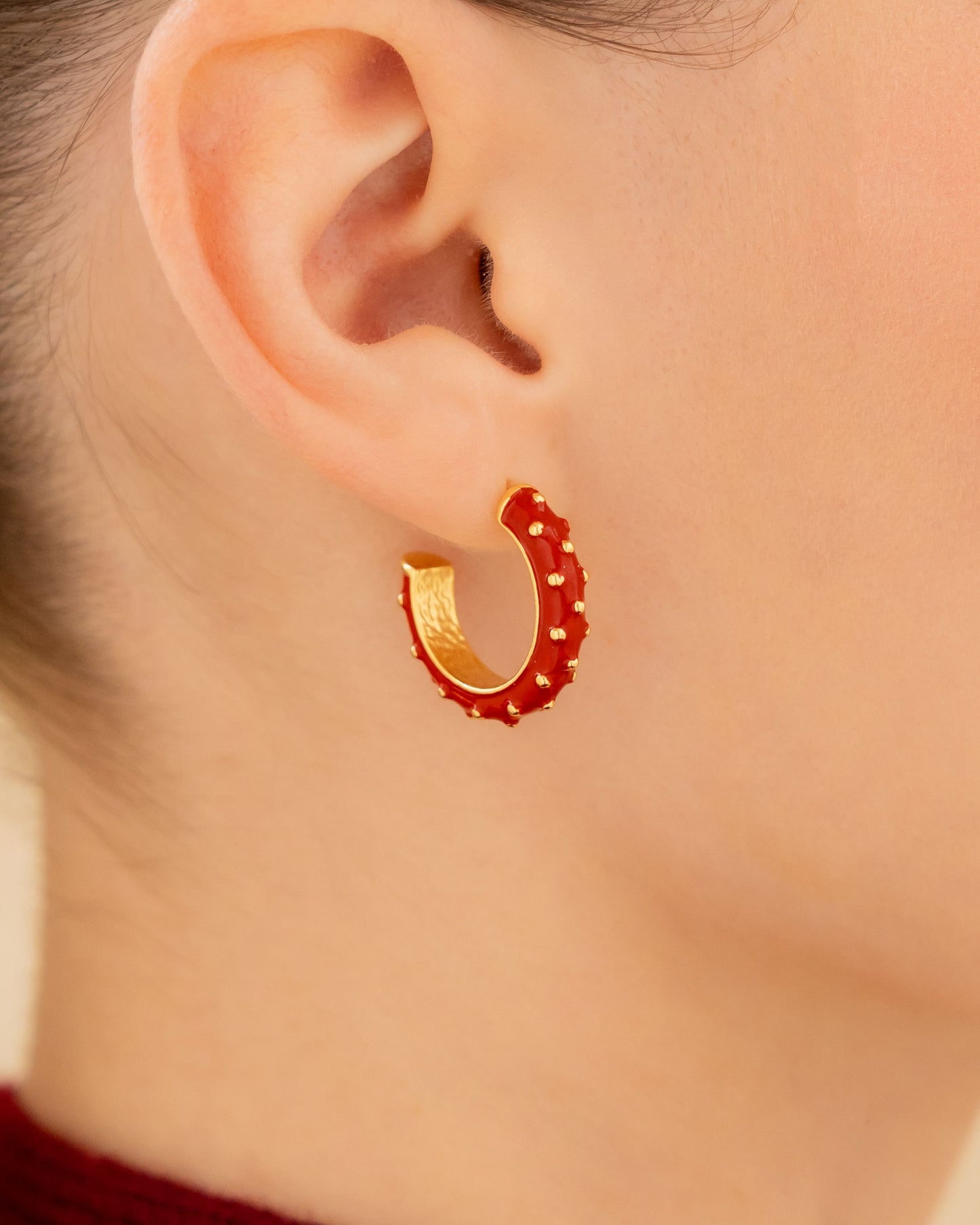 Pastel Hoop Earrings