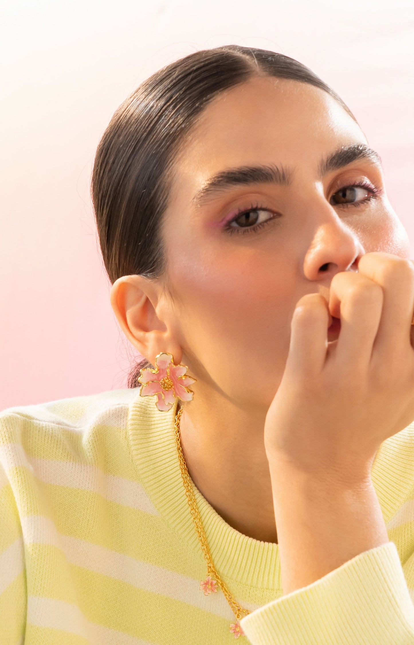Pink Maxi Bloom Earrings