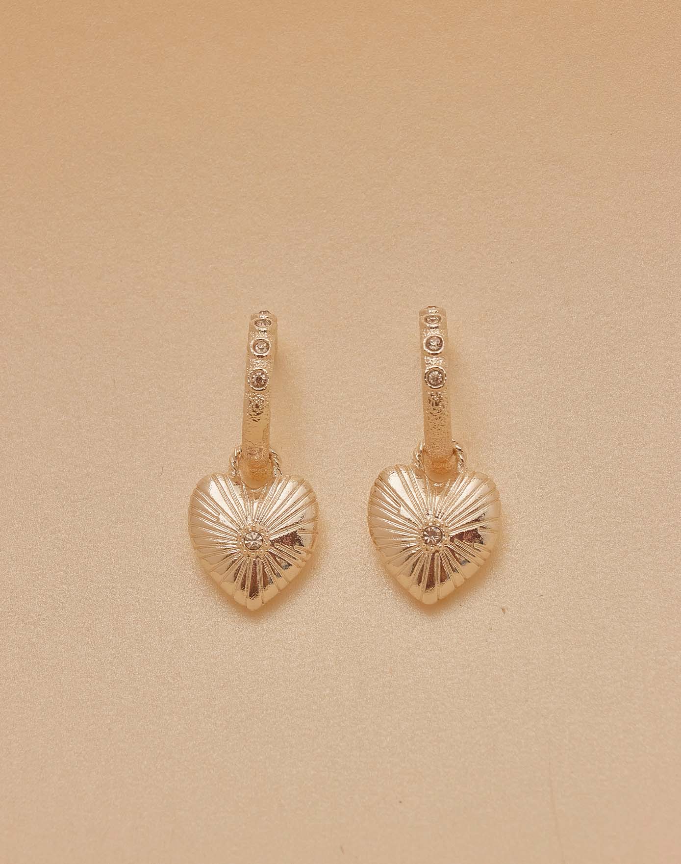 Silver Radiant Love Earrings