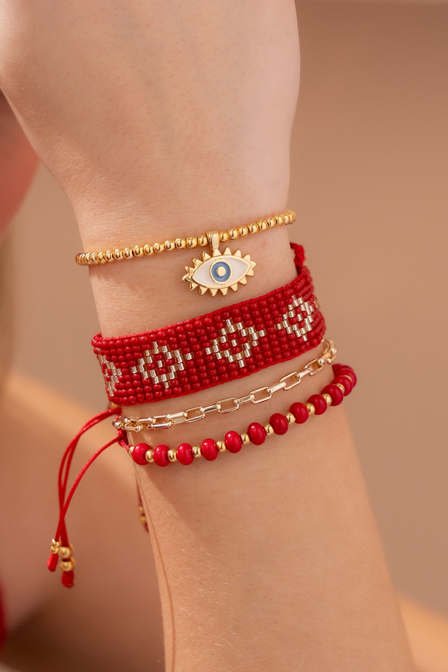 Red Love Bracelet Set