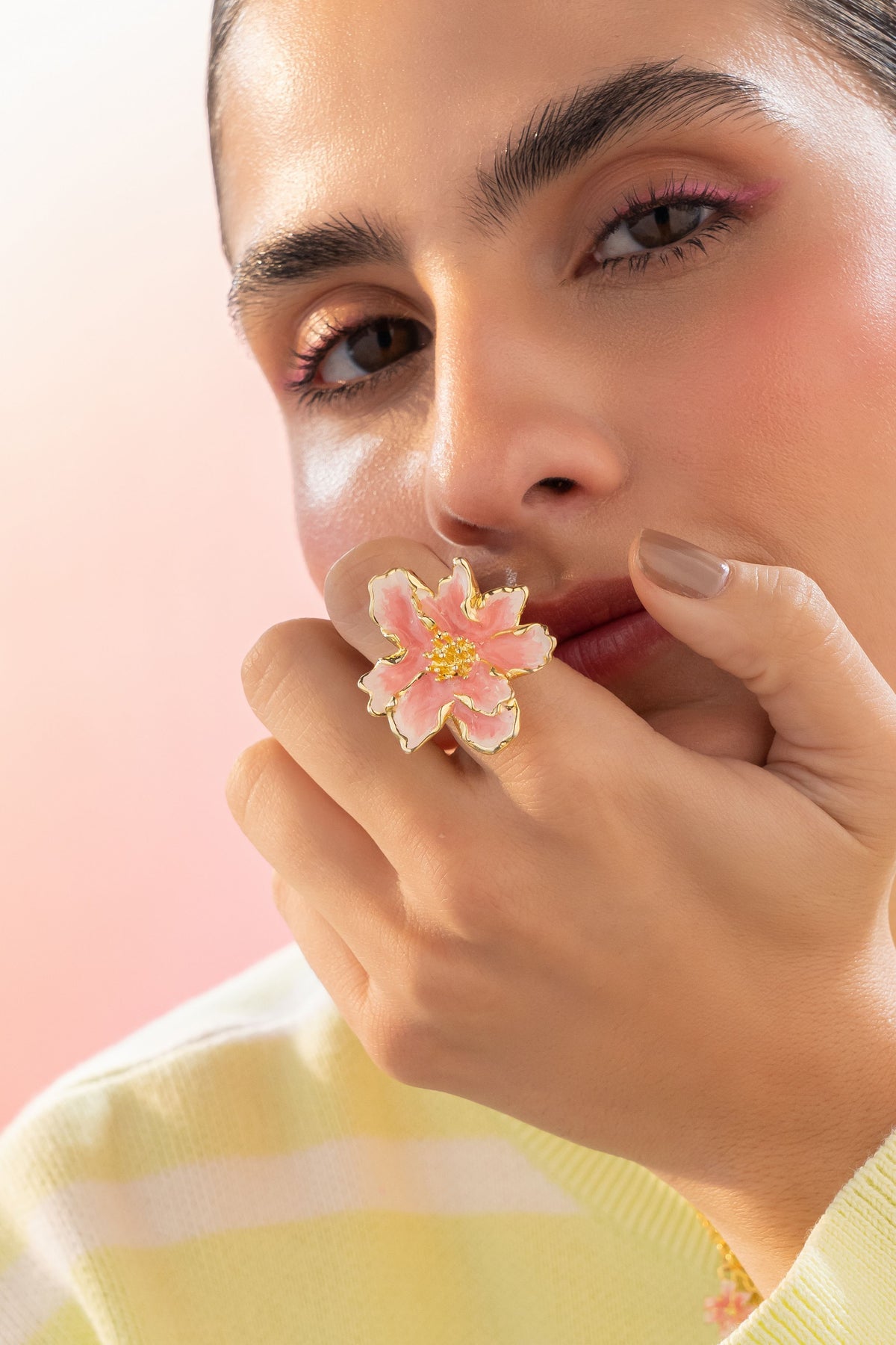 Pink Bloom Ring