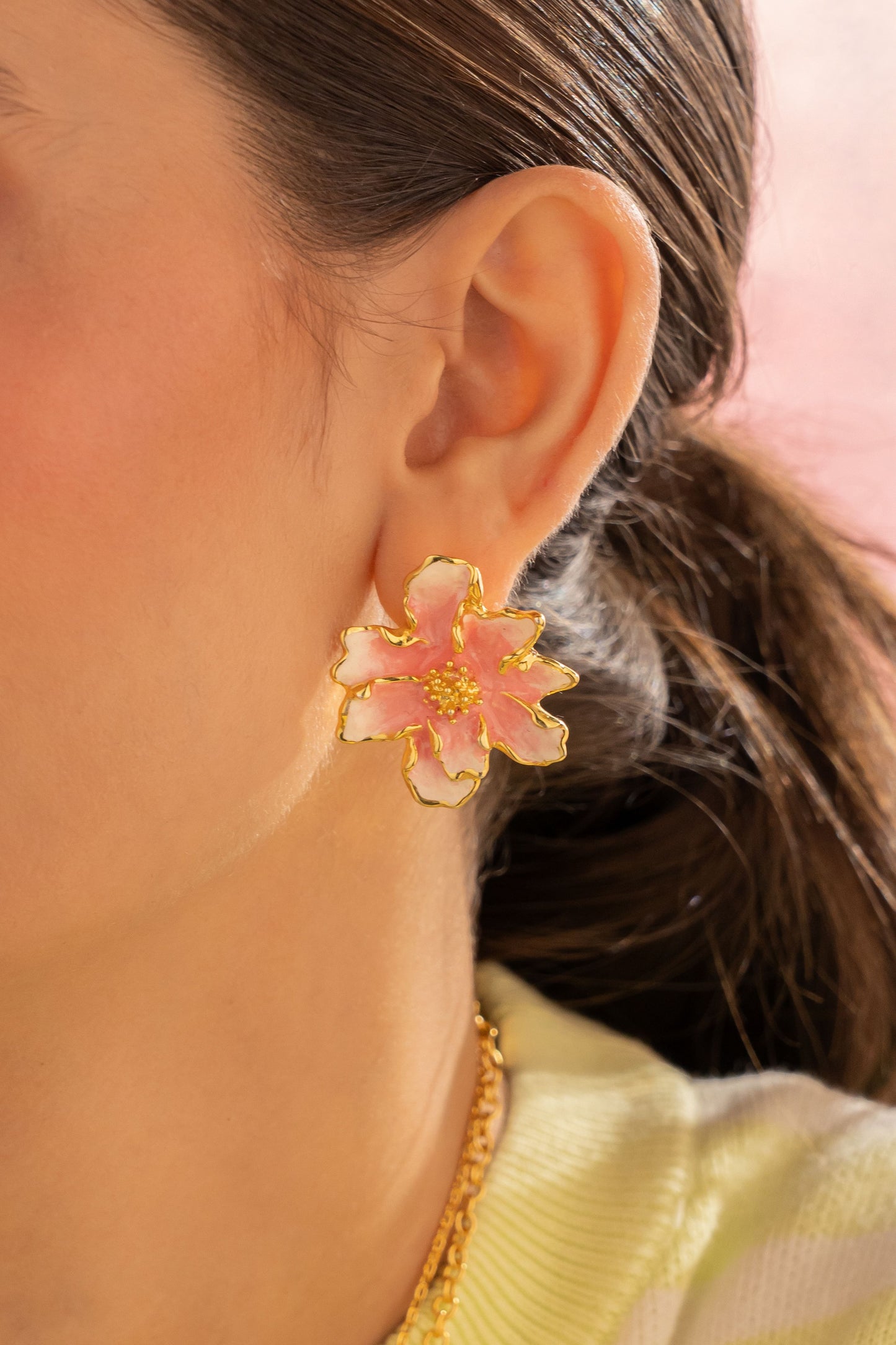 Pink Maxi Bloom Earrings