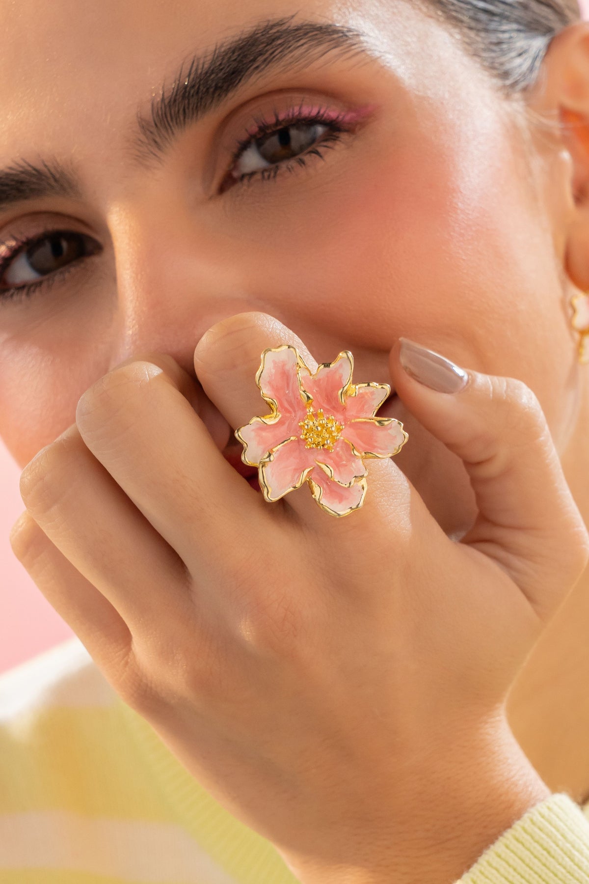 Pink Bloom Ring