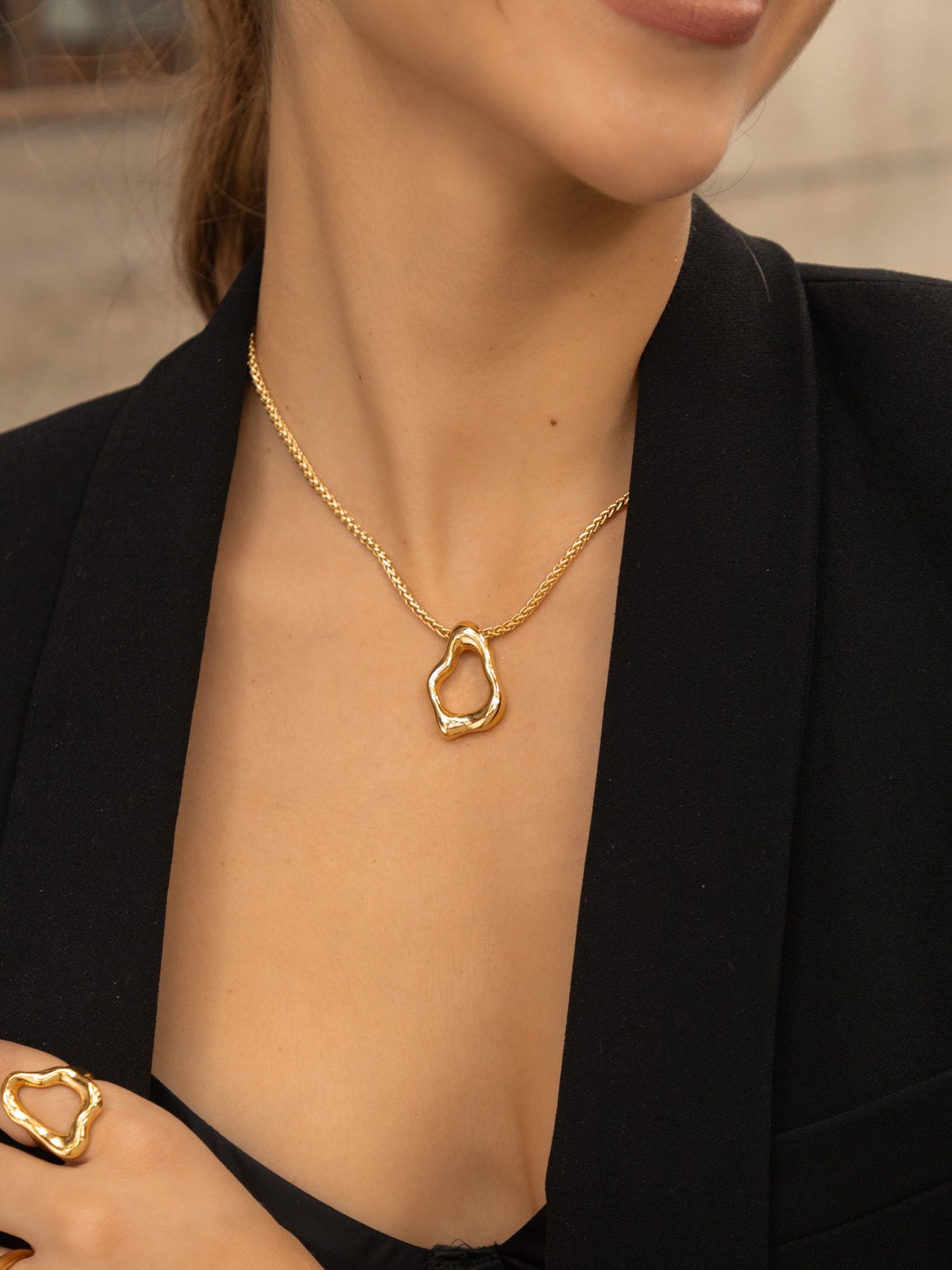 Aesthetic Necklace+Earrings