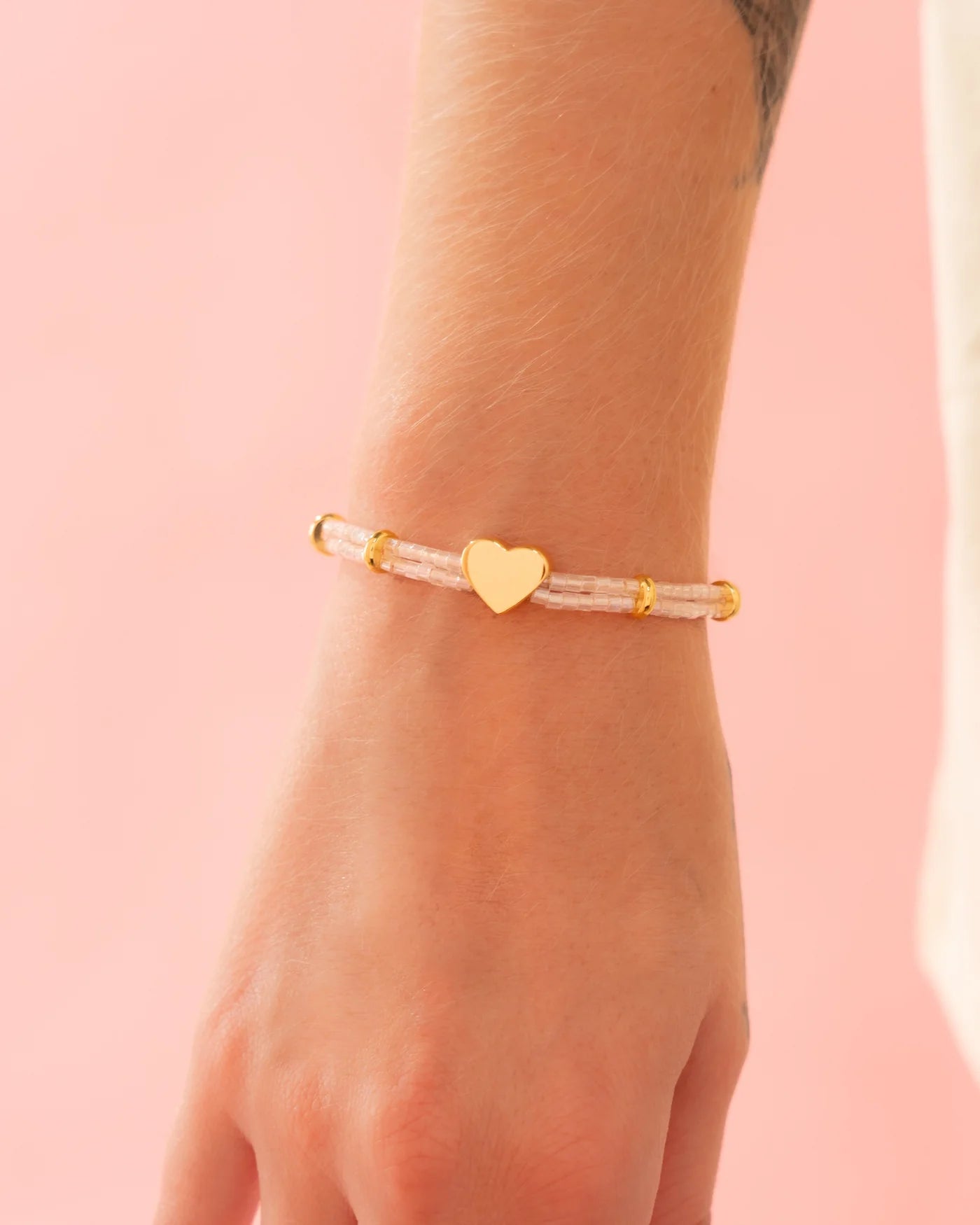 Sun-Kissed Heart bracelet-Habdwoven