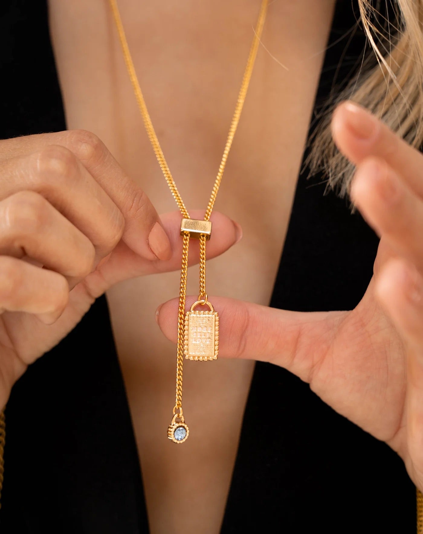 More Self Love Lariat Necklace
